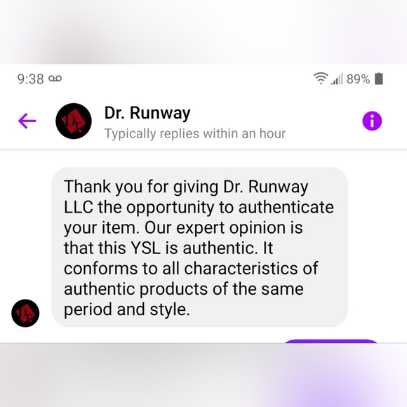 YSL Rive Gauche Authentic Small Patent Black Easy Y 2 Way Bag - Picture 13 of 13